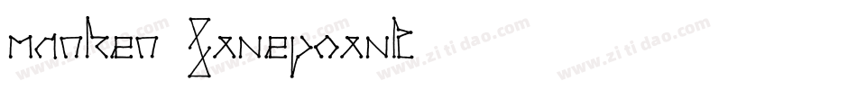 Marker FinePoint字体转换